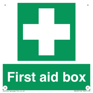 first aid box
